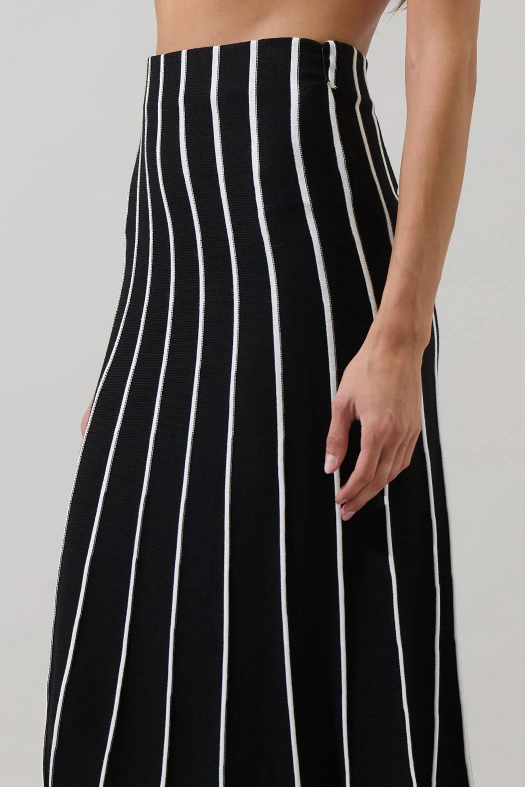 Devary Stripe Midi Knit Skirt sold by Sugarlips product image thumbnail 5