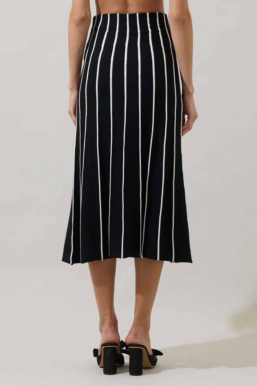 Devary Stripe Midi Knit Skirt sold by Sugarlips product image thumbnail 2