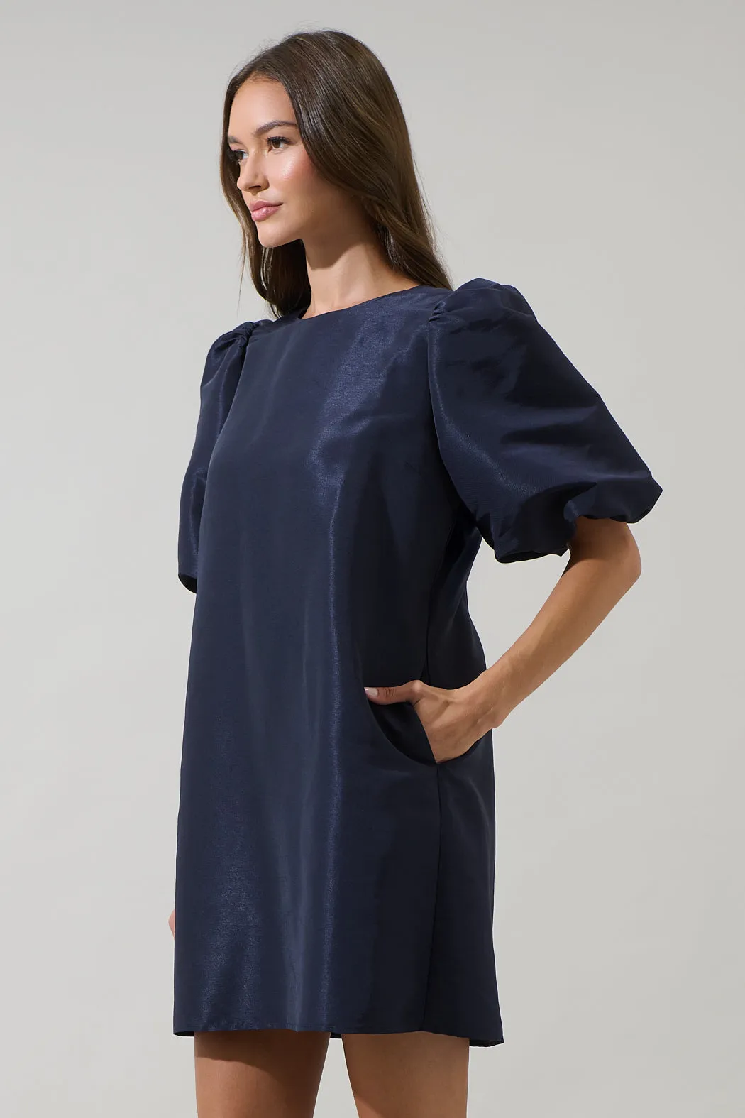 Morrigan Bubble Sleeve Shift Mini Dress sold by Sugarlips product image thumbnail 3