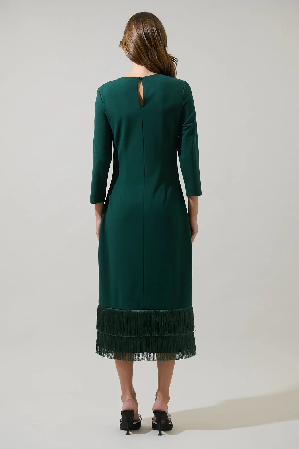 Alannah Fringe Midi Dress sold by Sugarlips product image thumbnail 3