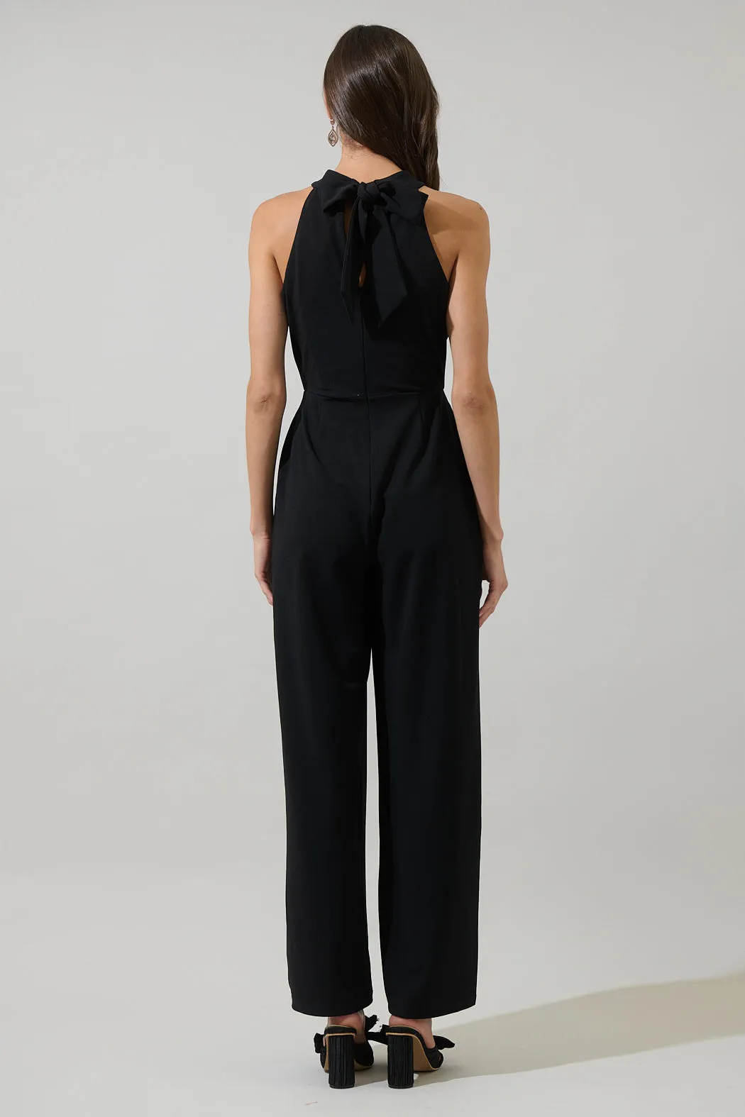 Glow Bow Halter Neck Jumpsuit sold by Sugarlips product image thumbnail 3