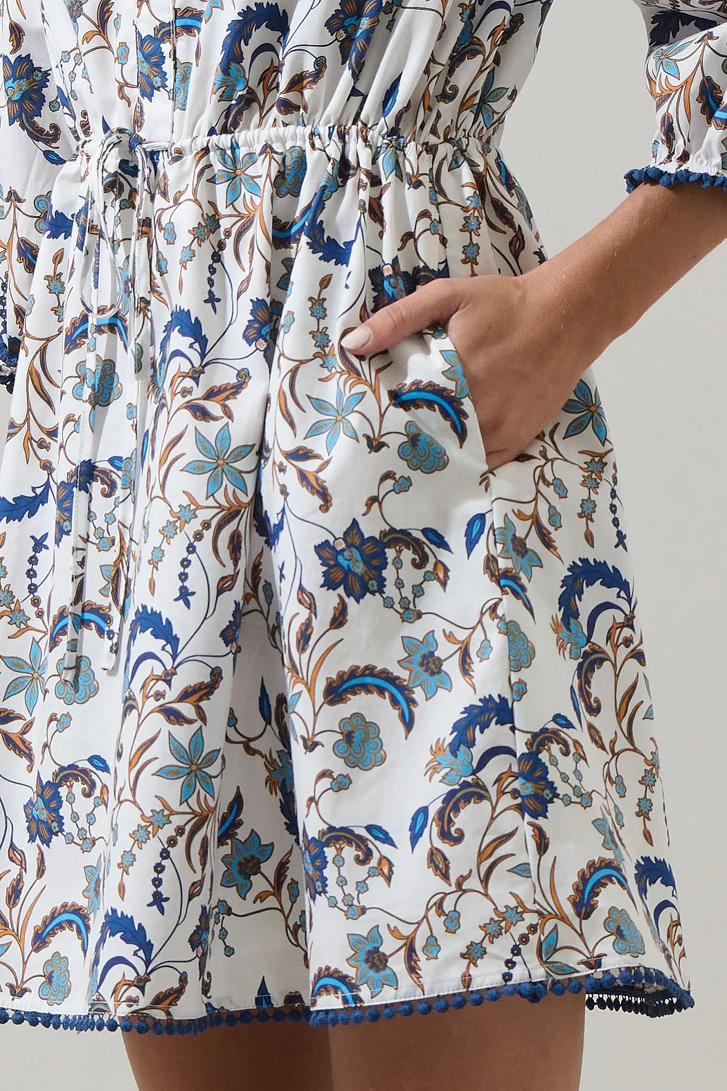 Ralston Floral Kennady Shift Mini Dress sold by Sugarlips product image thumbnail 5