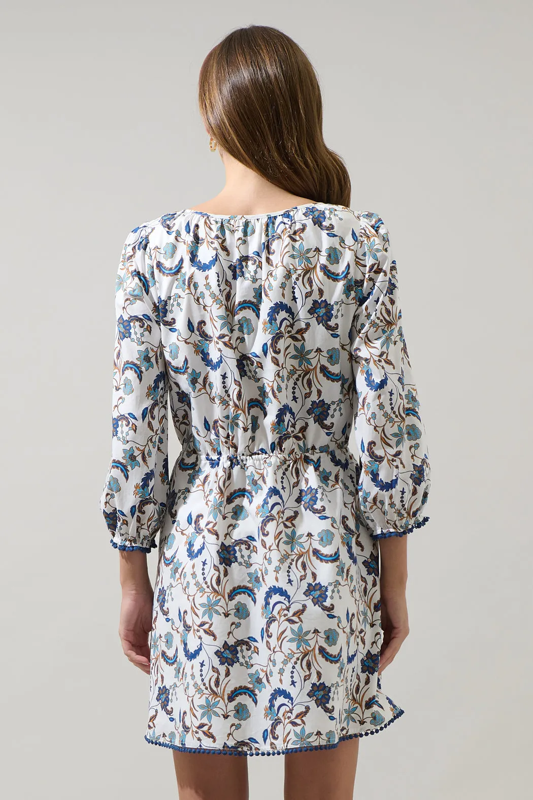 Ralston Floral Kennady Shift Mini Dress sold by Sugarlips product image thumbnail 2