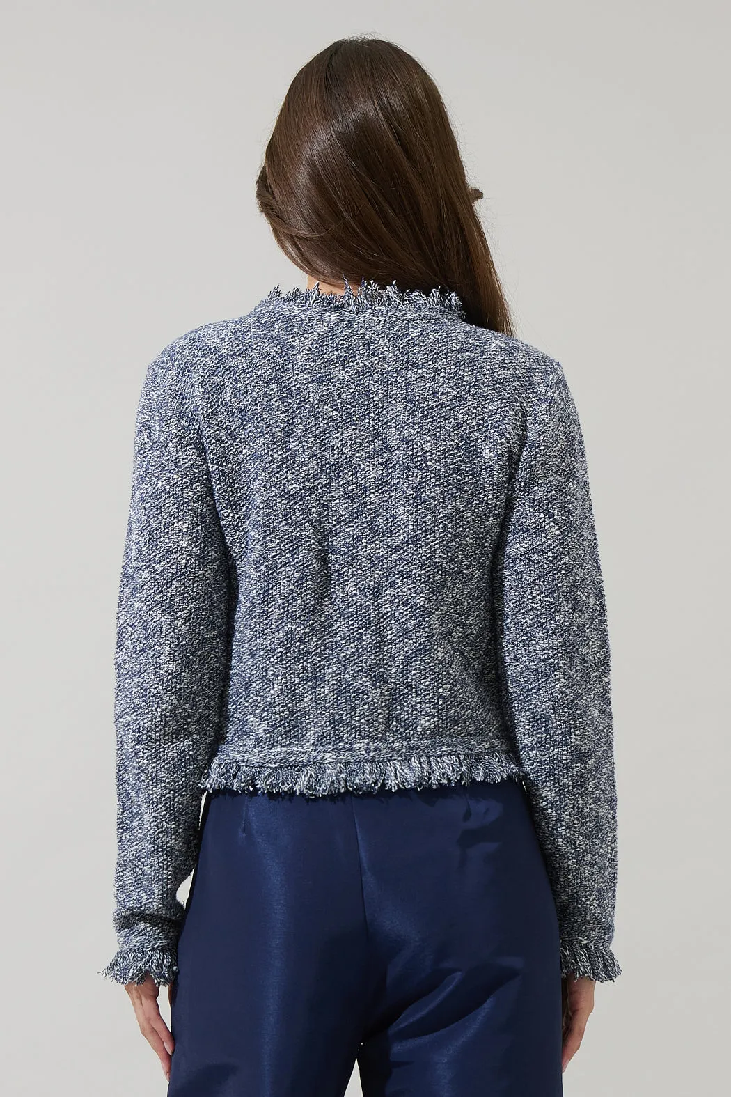 Hensley Fringe Button Down Jacket sold by Sugarlips product image thumbnail 2