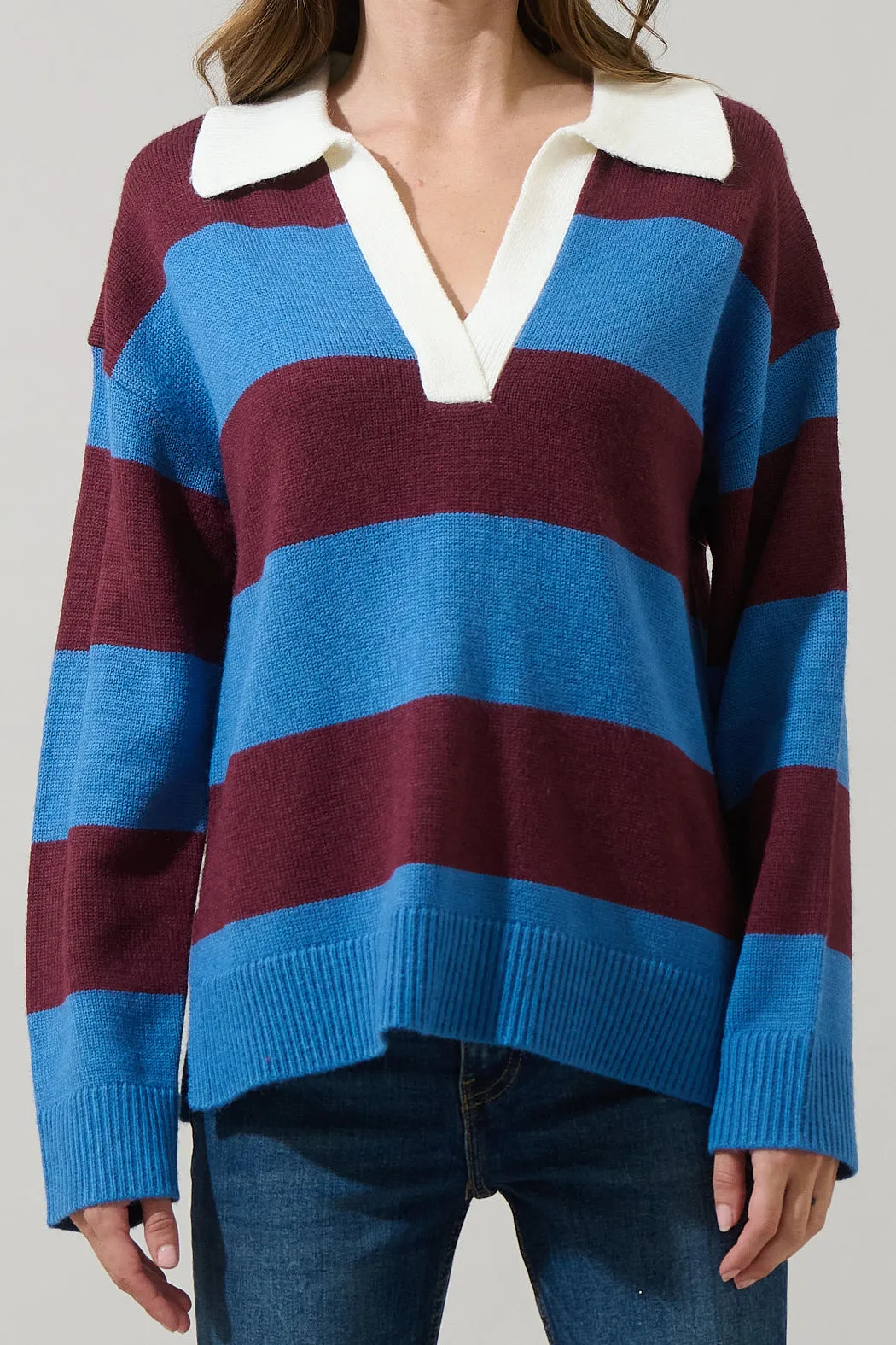 Runa Striped Collar Sweater sold by Sugarlips product image thumbnail 5