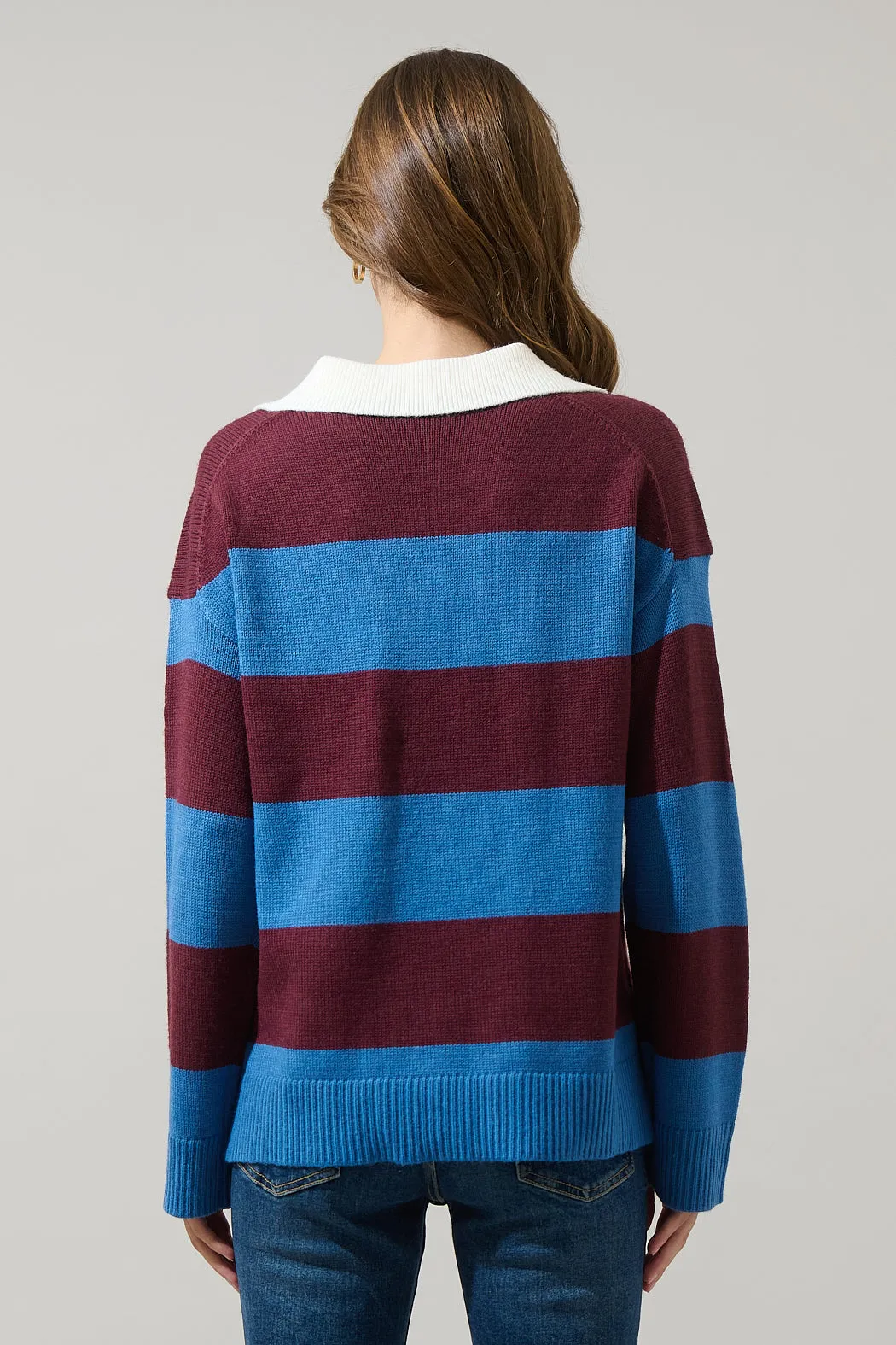 Runa Striped Collar Sweater sold by Sugarlips product image thumbnail 2