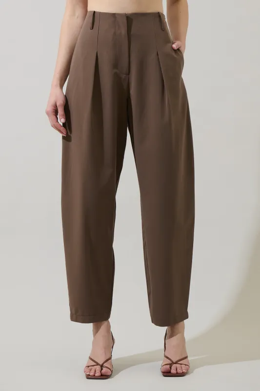 Vivienne Pleated Barrel Pants sold by Sugarlips