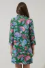 Elara Floral Ruelle Ruffle Mini Dress sold by Sugarlips
