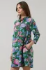 Elara Floral Ruelle Ruffle Mini Dress sold by Sugarlips
