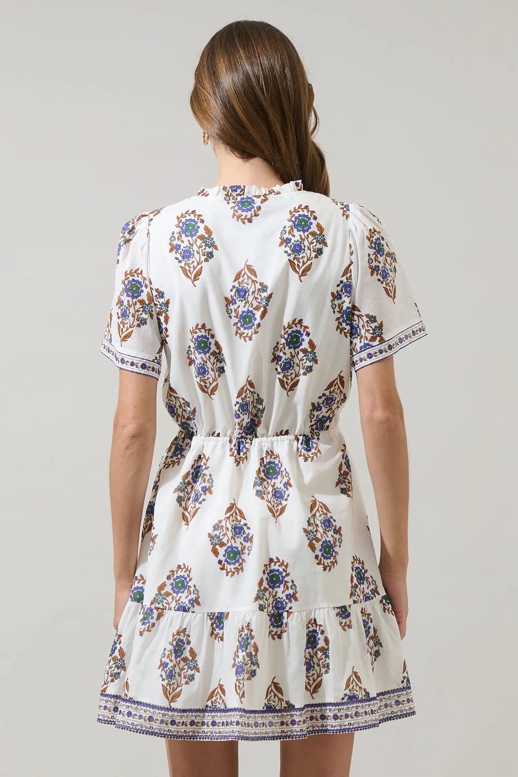 Rennie Floral Warna Shift Mini Dress sold by Sugarlips product image thumbnail 3