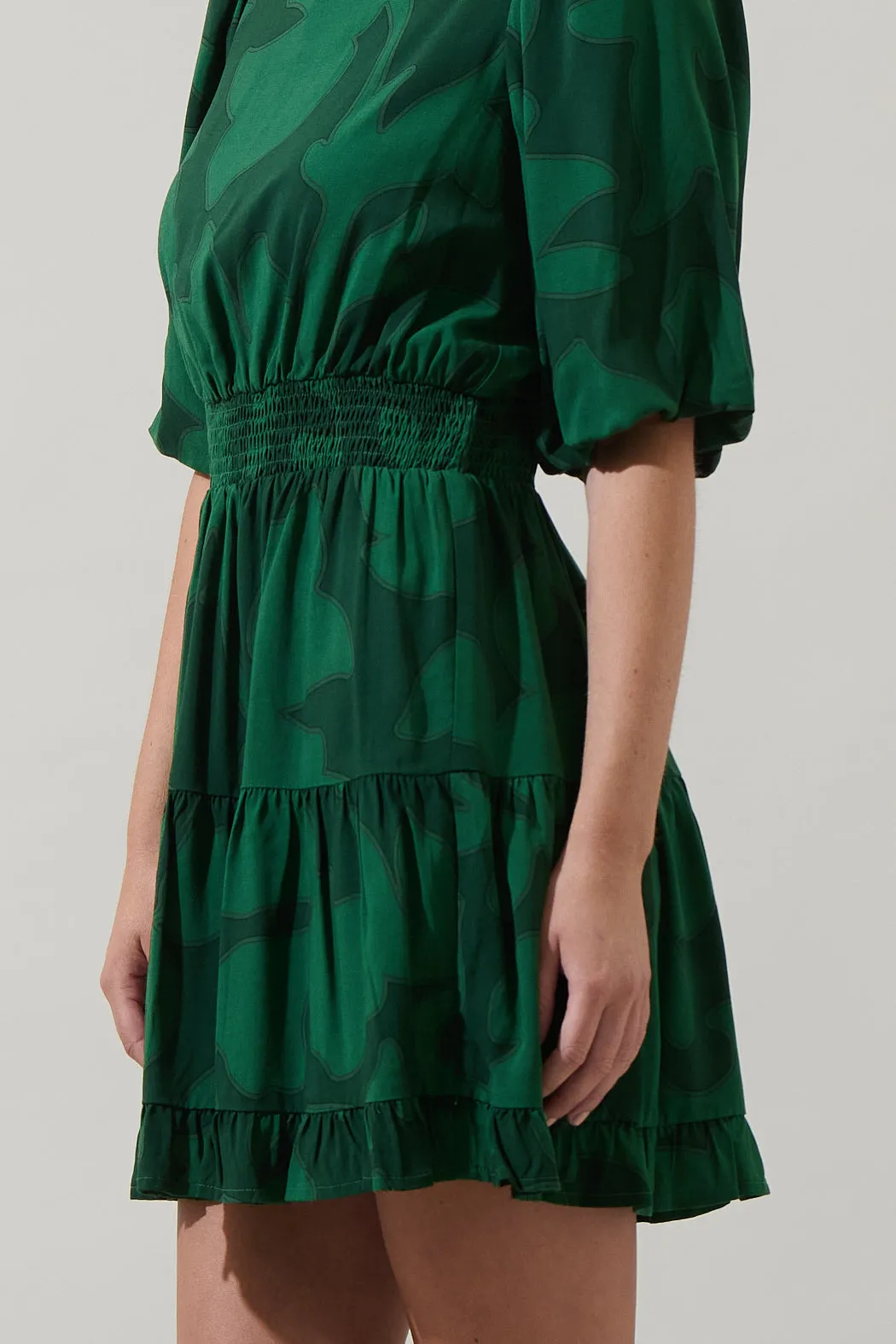 Benti Abstract Suma Ruffle Mini Dress sold by Sugarlips product image thumbnail 5