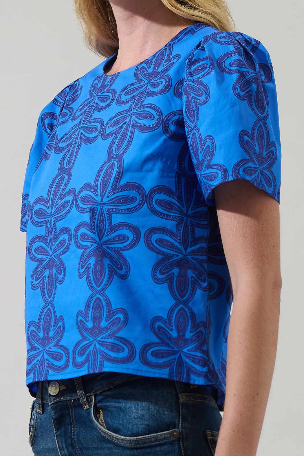 Romery Abstract Tilma Short Sleeve Top sold by Sugarlips product image thumbnail 5