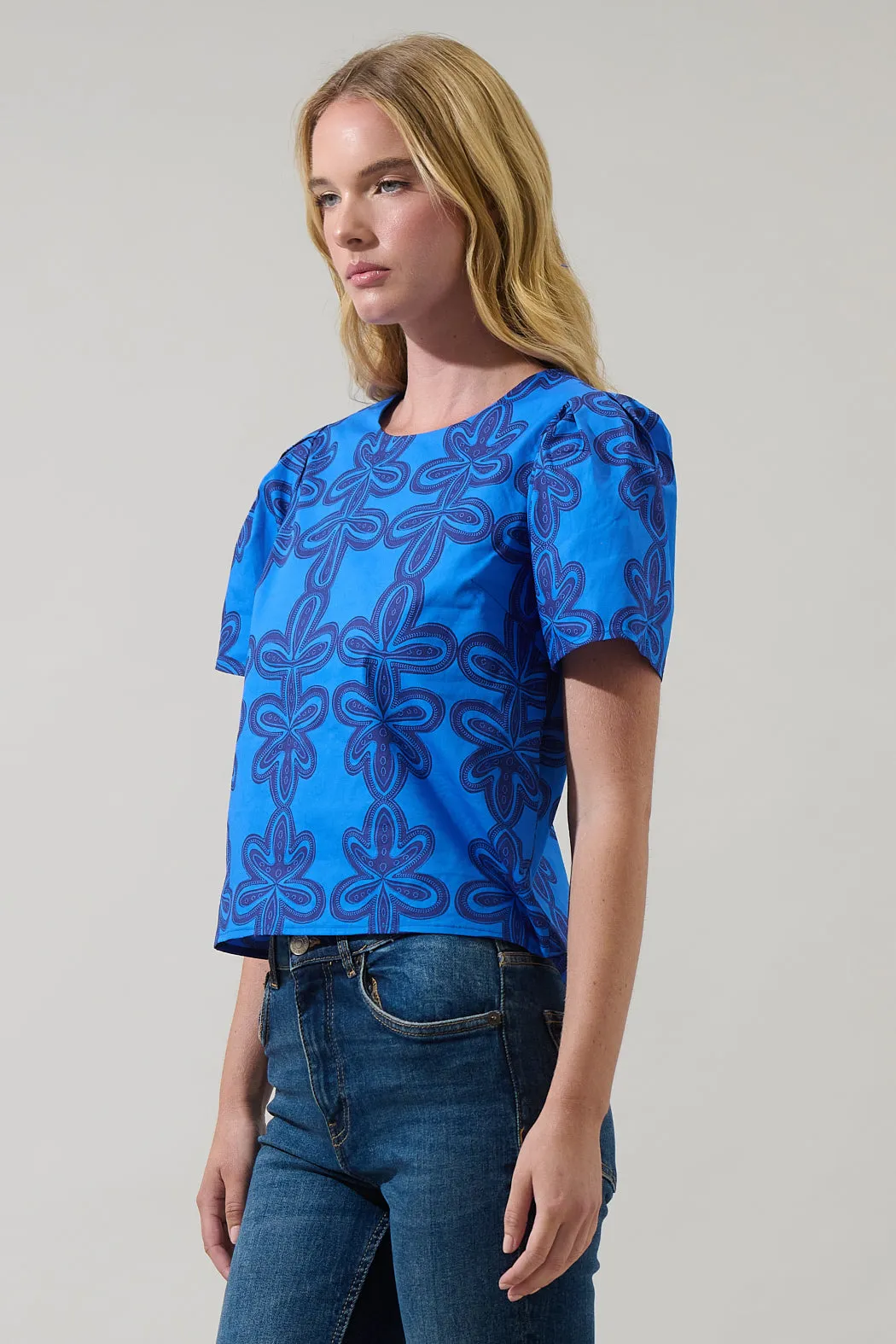 Romery Abstract Tilma Short Sleeve Top sold by Sugarlips product image thumbnail 3
