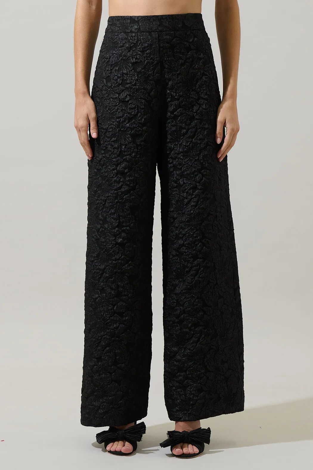 Arielle Jacquard Bern Wide Leg Pants sold by Sugarlips product image thumbnail 2
