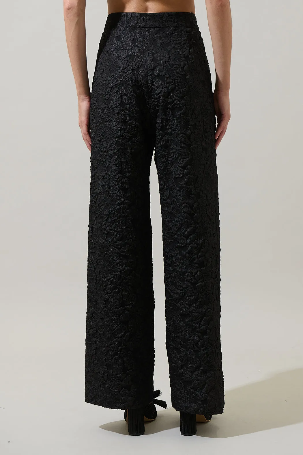 Arielle Jacquard Bern Wide Leg Pants sold by Sugarlips product image thumbnail 3