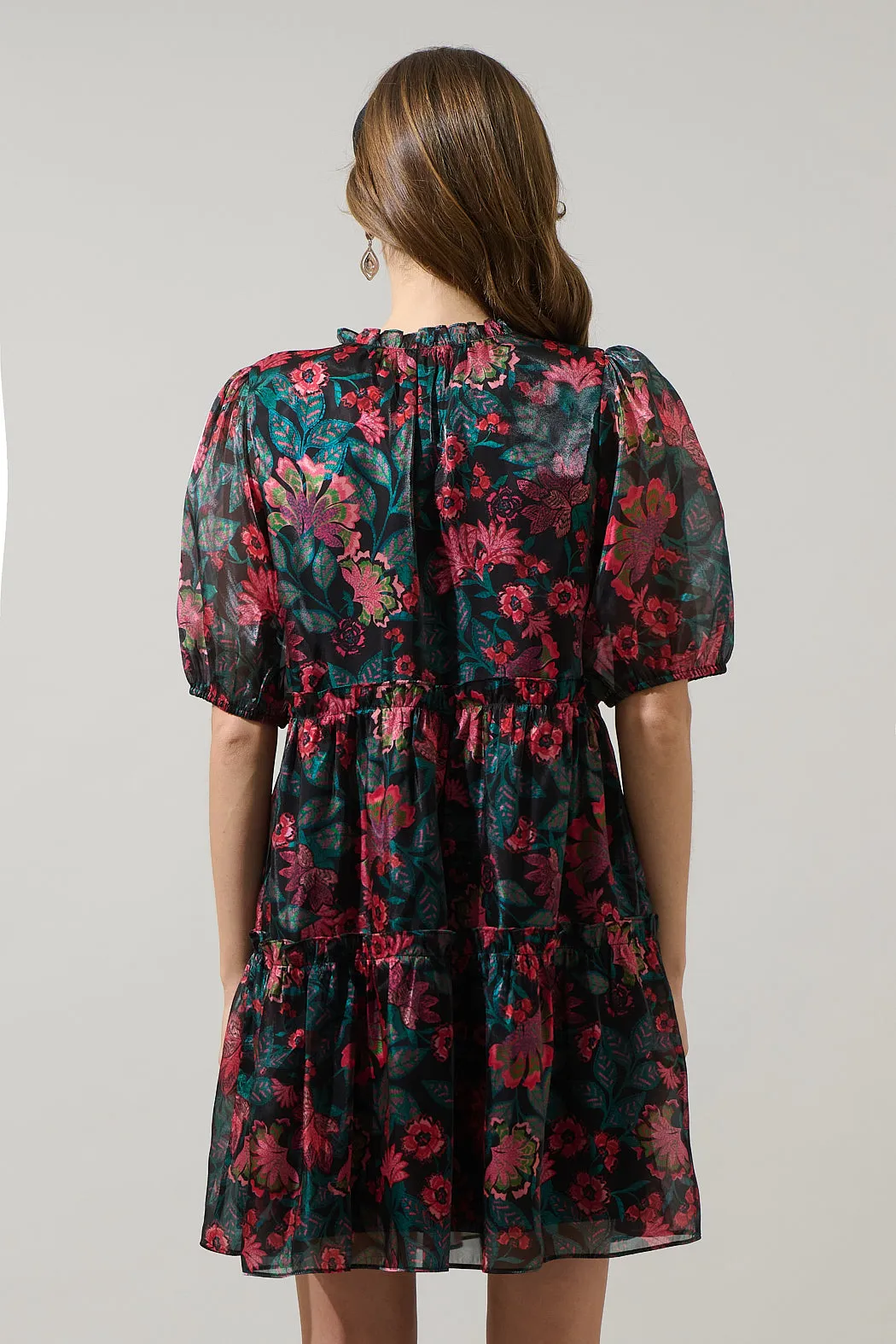 Briala Organza Islen Tiered Mini Dress sold by Sugarlips product image thumbnail 2