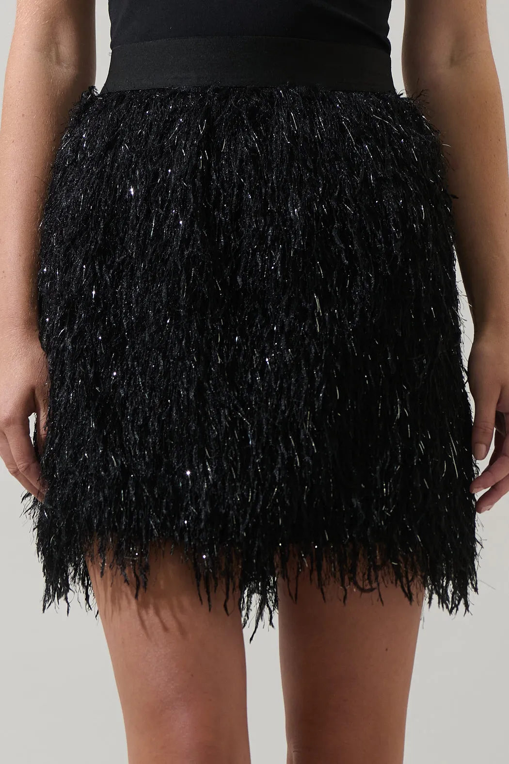 Himari Metallic Fringe Mini Skirt sold by Sugarlips product image thumbnail 5