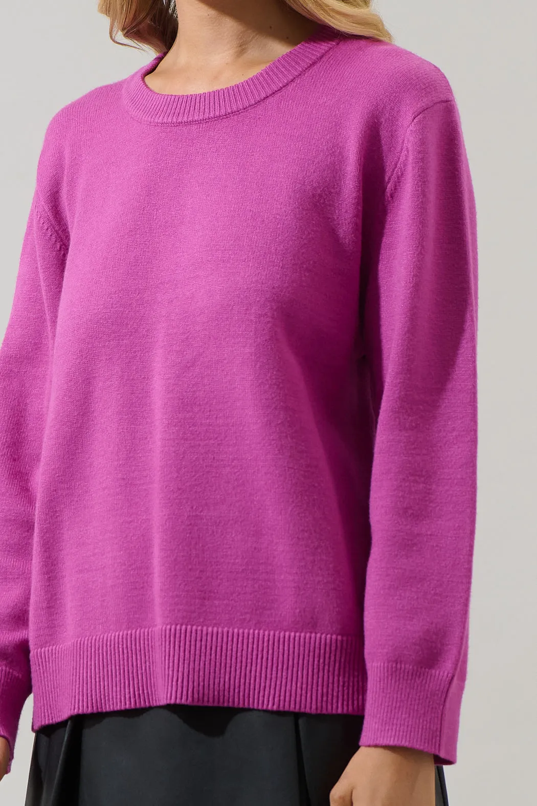 Tiffani Round Neck Knit Sweater sold by Sugarlips product image thumbnail 5