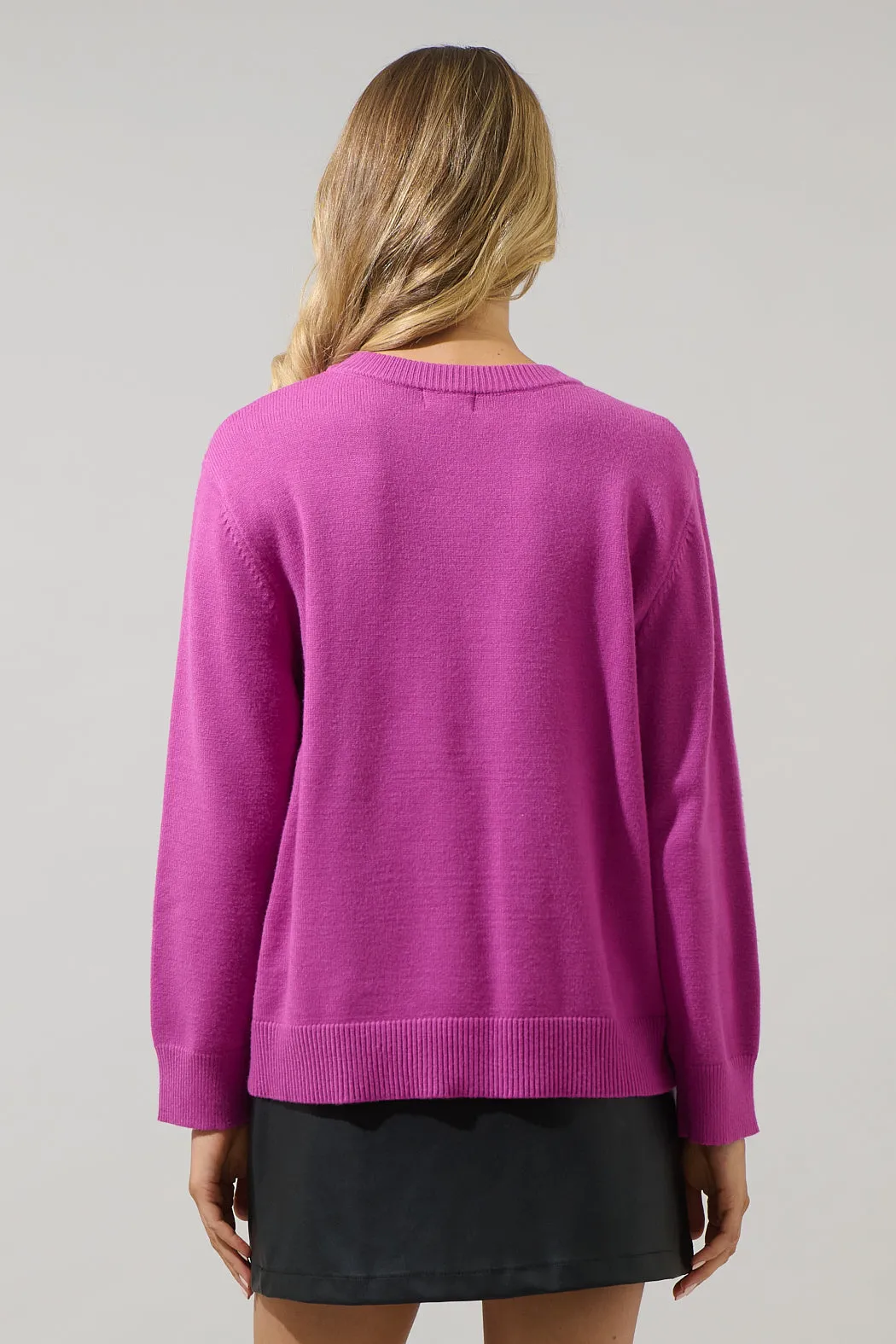 Tiffani Round Neck Knit Sweater sold by Sugarlips product image thumbnail 2