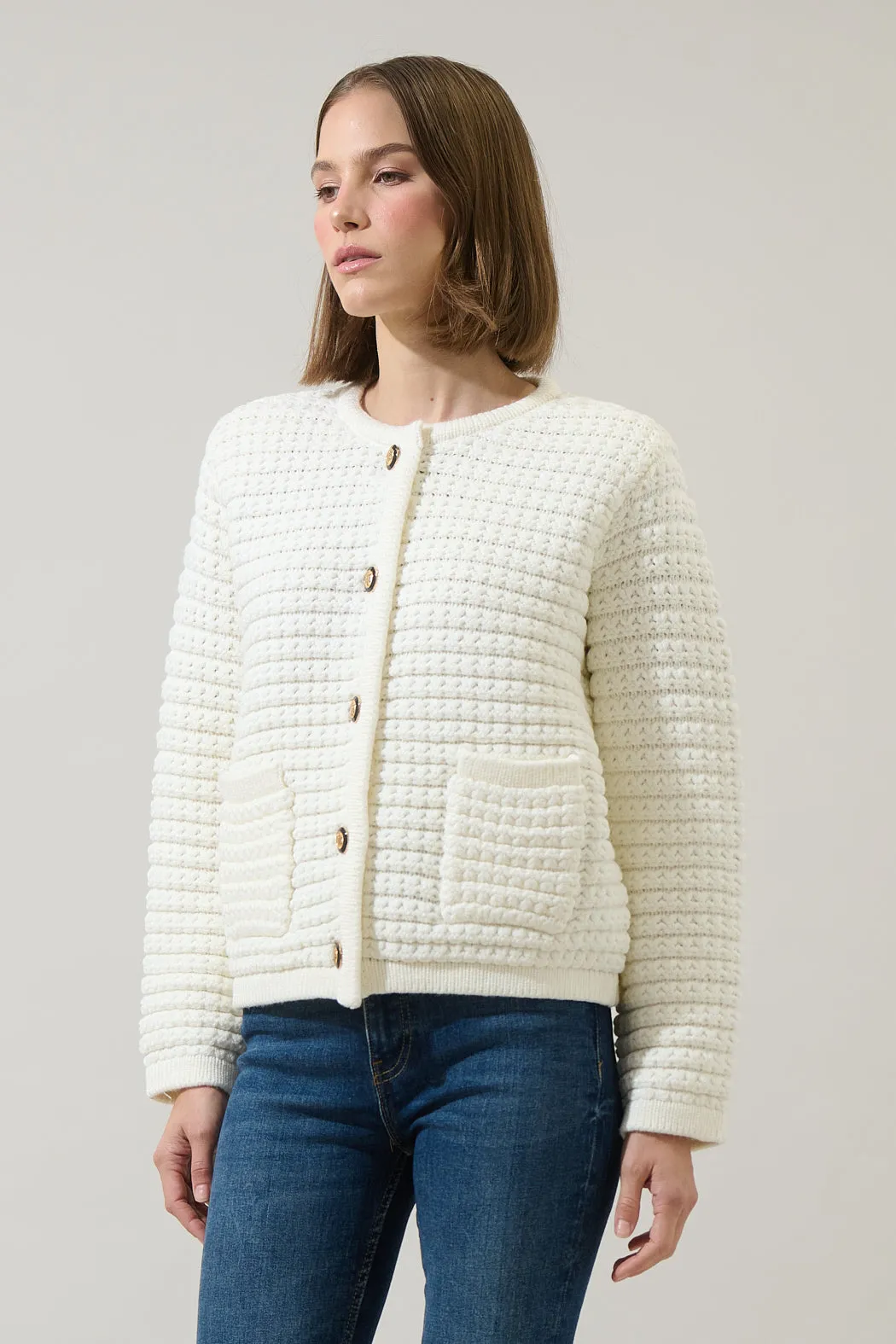 Joutsy Button Down Cardigan sold by Sugarlips product image thumbnail 3
