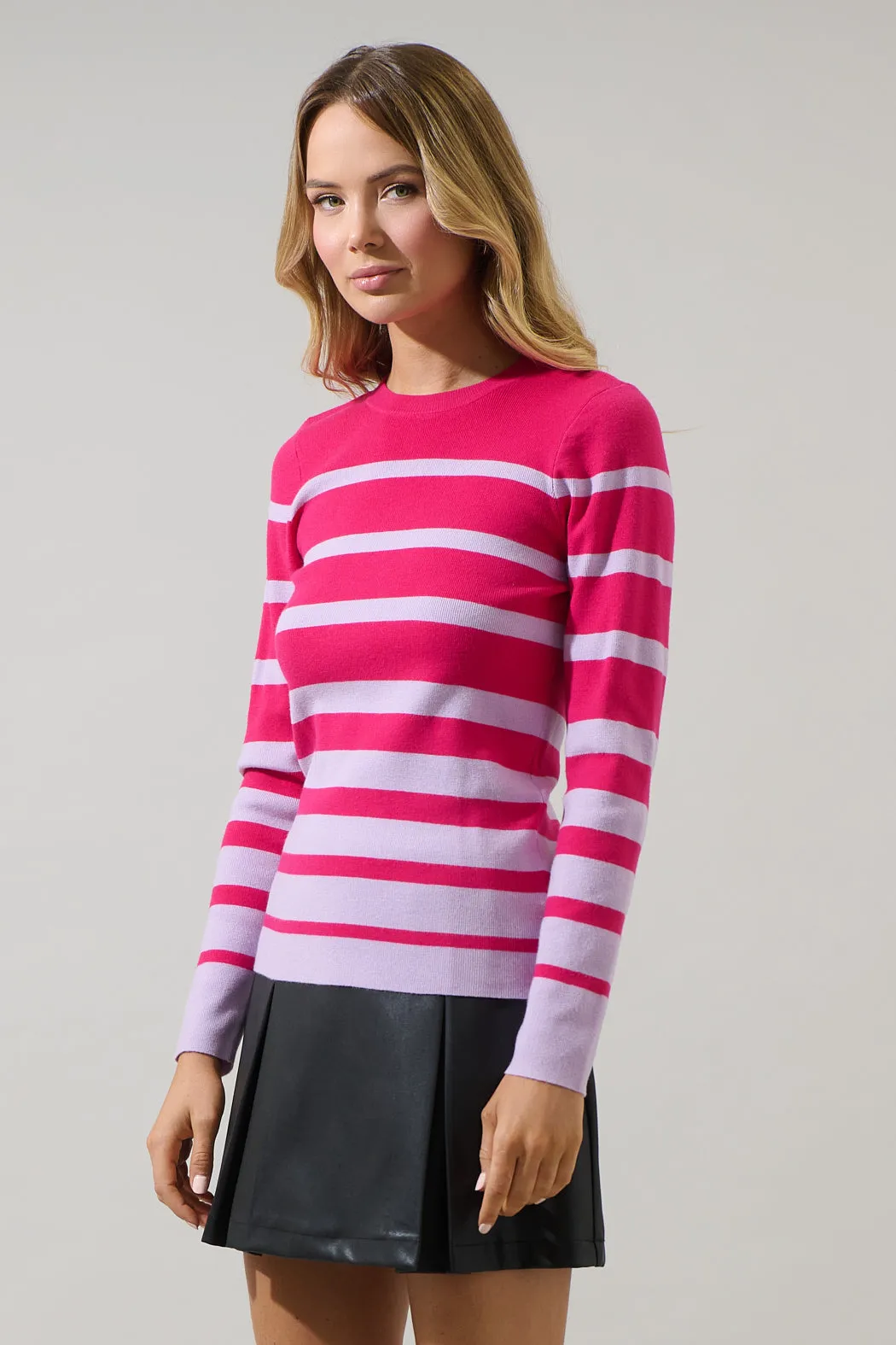 Ursula Stripe Knit Sweater sold by Sugarlips product image thumbnail 3
