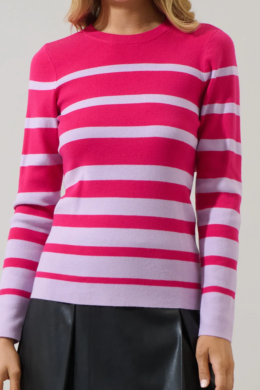 Ursula Stripe Knit Sweater sold by Sugarlips product image thumbnail 5