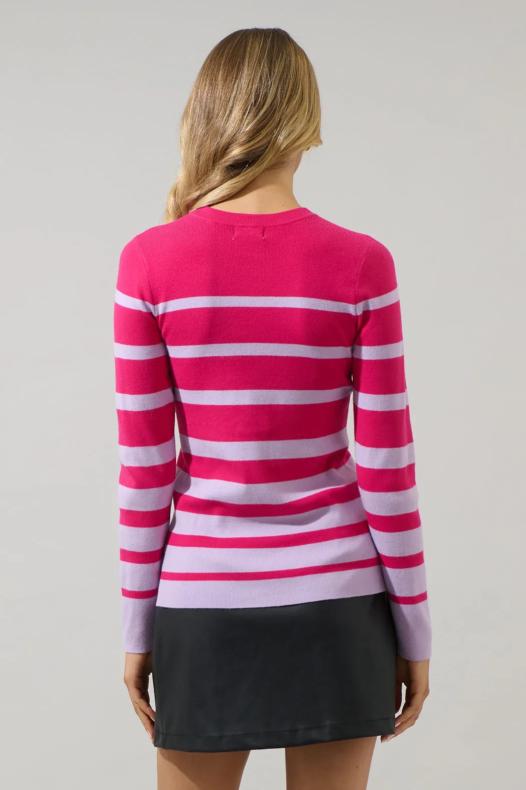 Ursula Stripe Knit Sweater sold by Sugarlips product image thumbnail 2