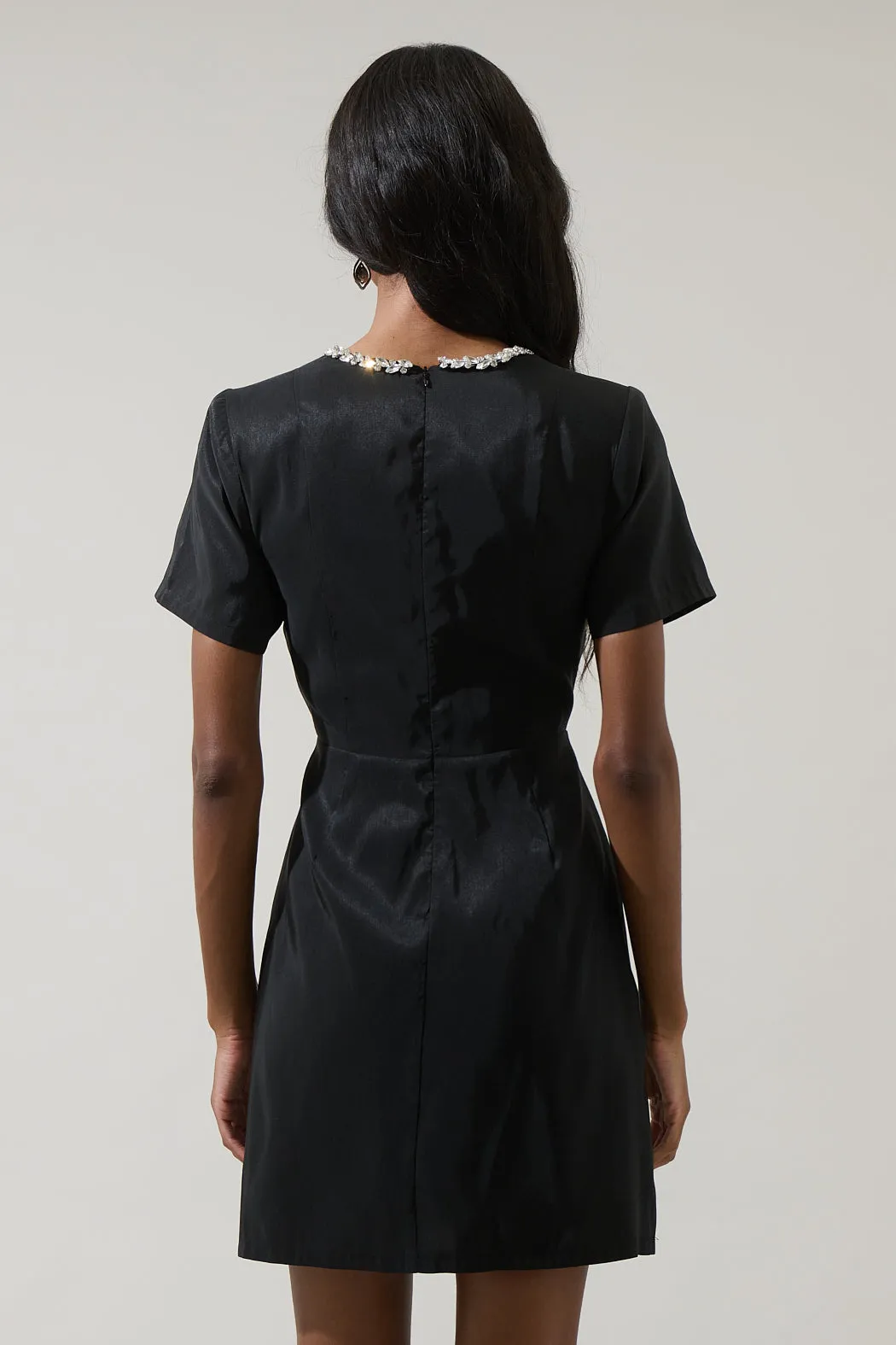 Liliane Square Neck Mini Dress sold by Sugarlips product image thumbnail 3