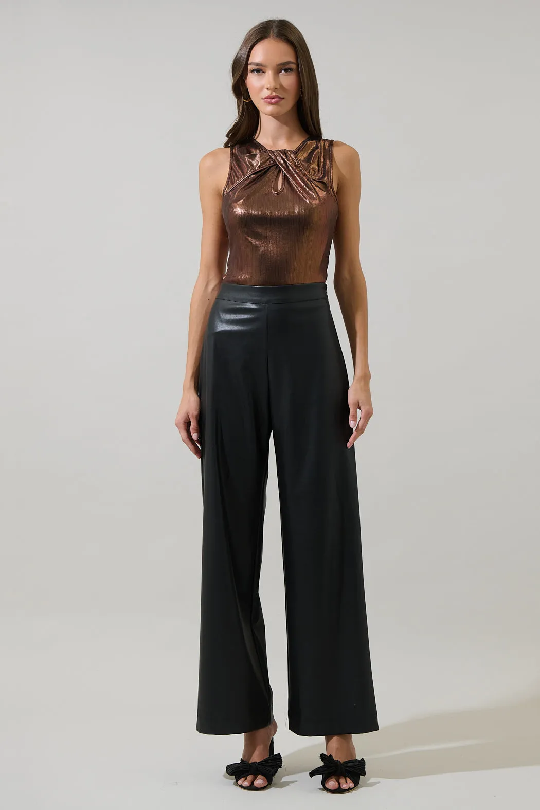 Rina Metallic Enid Sleeveless Top sold by Sugarlips product image thumbnail 4