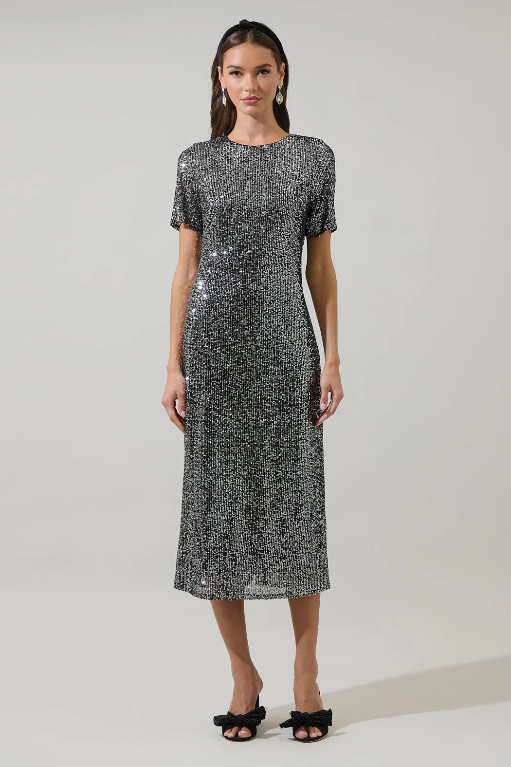 Willard Sequin Cosette Midi Dress sold by Sugarlips product image thumbnail 2