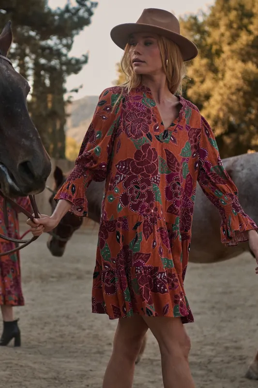 Marven Floral Anamy Shift Mini Dress sold by Sugarlips