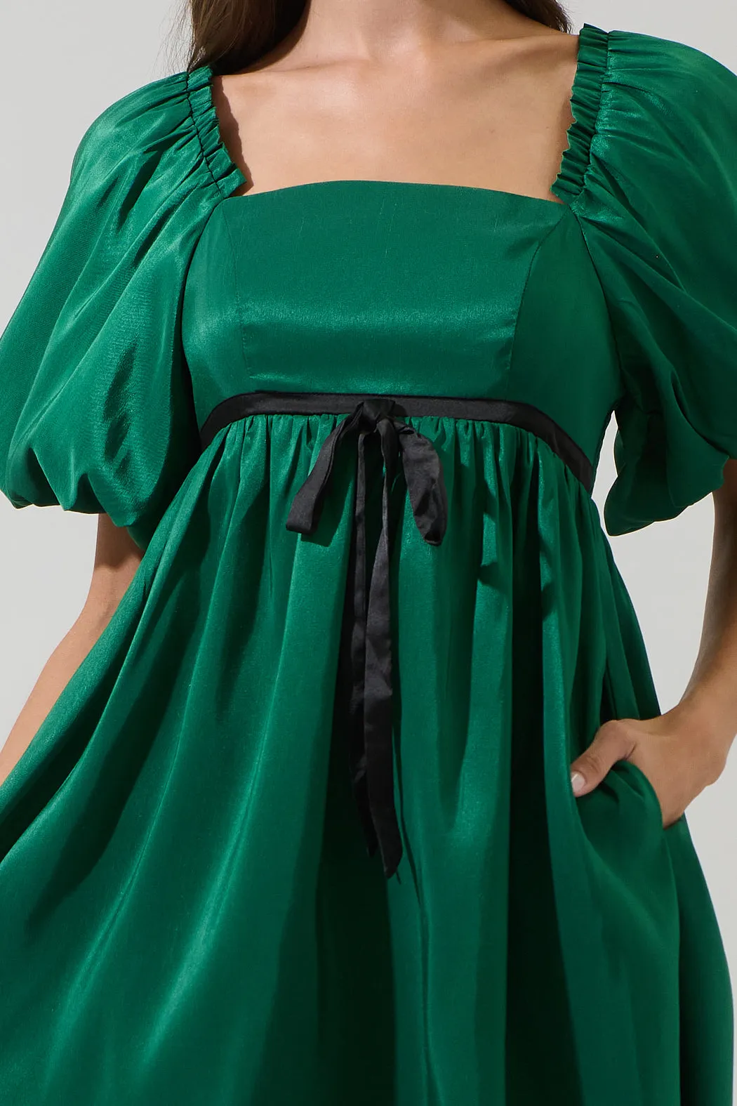 Decima Bubble Sleeve Mini Dress sold by Sugarlips product image thumbnail 5