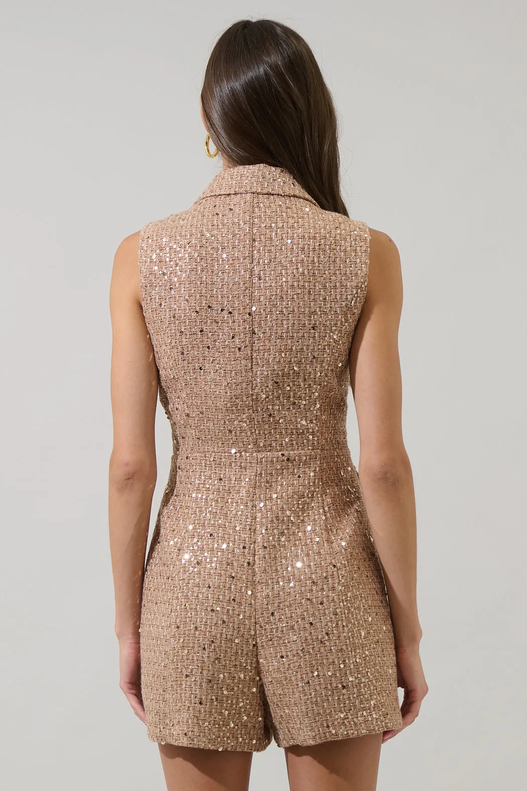 Marjory Blazer Collared Romper sold by Sugarlips product image thumbnail 2