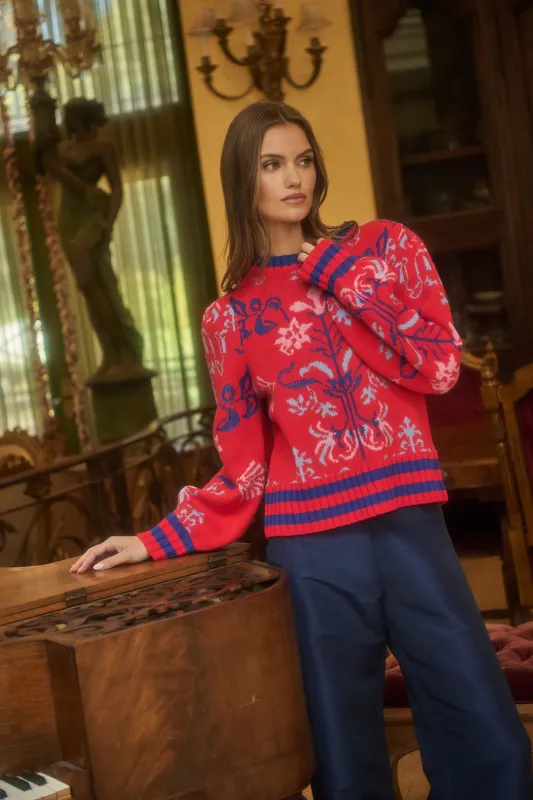 Almila Pleated Long Sleeve Sweater sold by Sugarlips