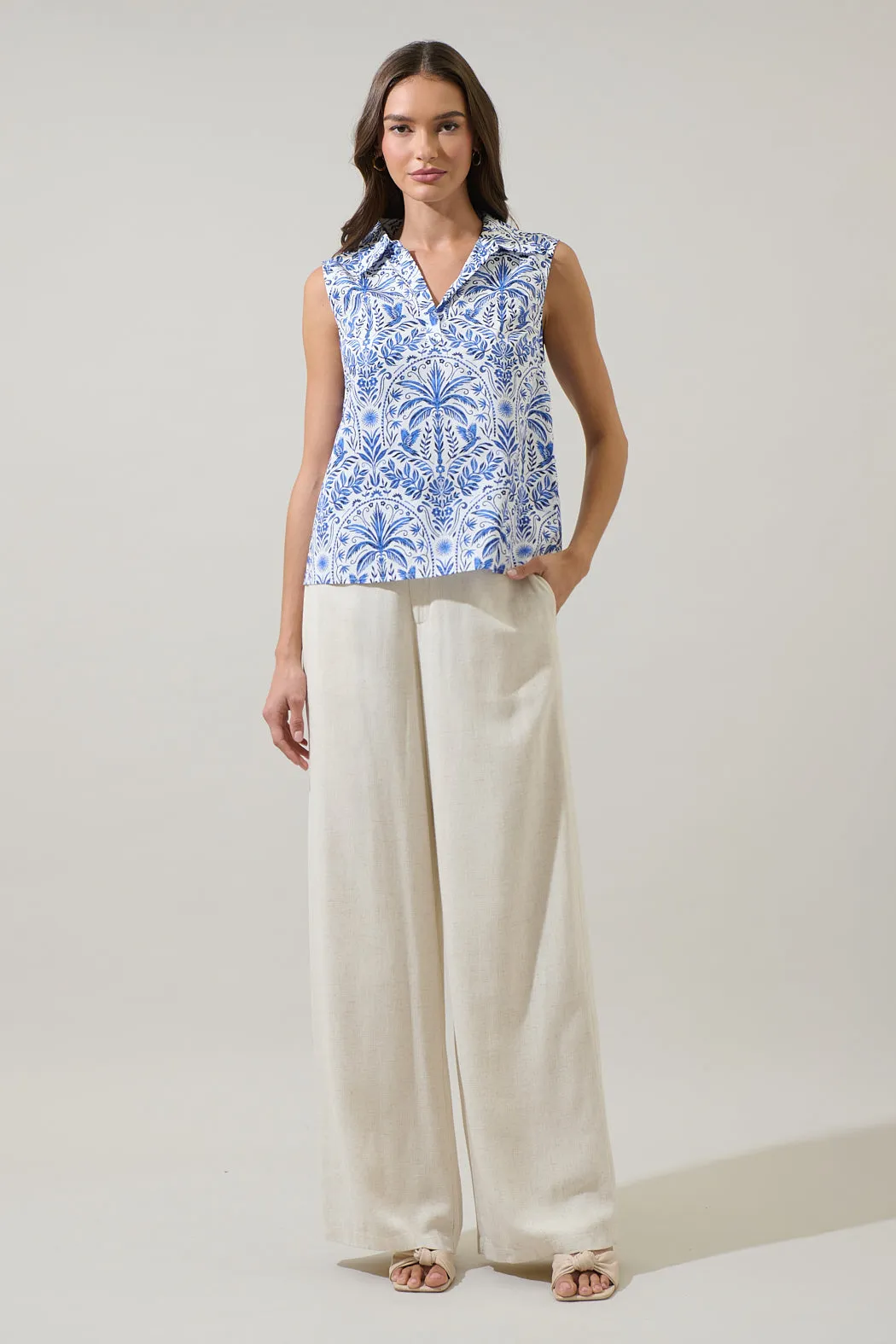 Romina Tropical Kirsa Sleeveless Top sold by Sugarlips product image thumbnail 4