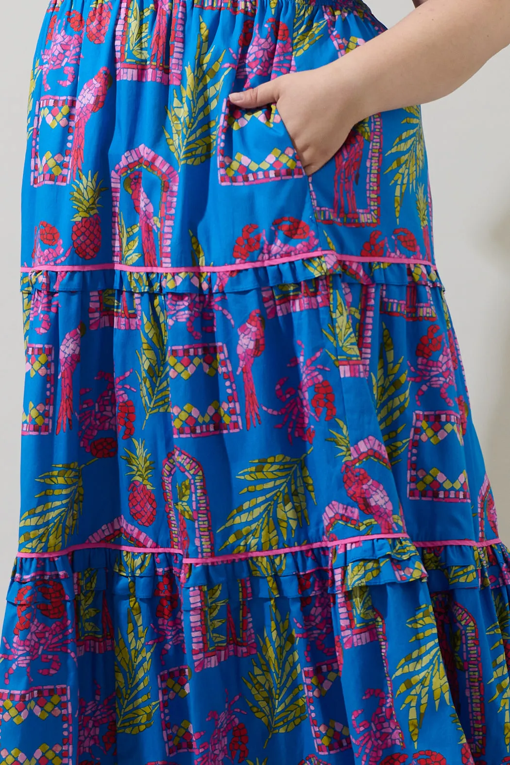 Bally Tropical Ernie Tiered Maxi Dress Curve sold by Sugarlips product image thumbnail 5