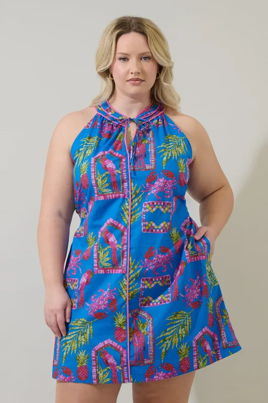 Bally Tropical Gloria Sleeveless Mini Dress Curve sold by Sugarlips