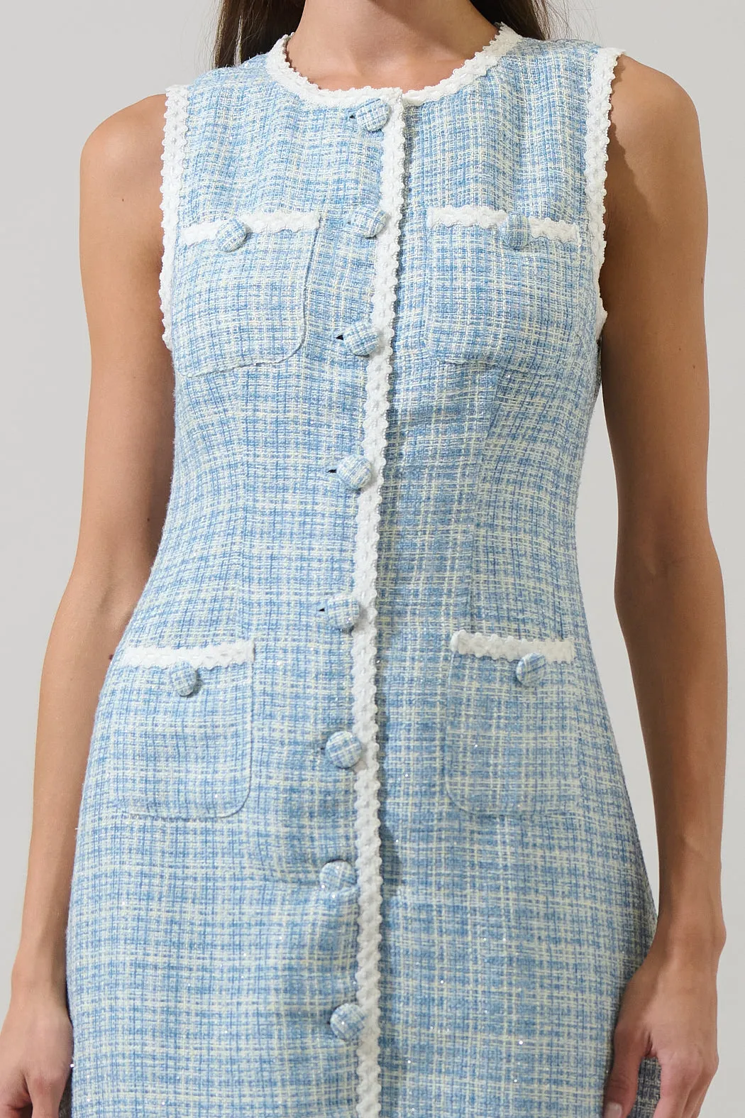 Elviane Tweed Mini Dress sold by Sugarlips product image thumbnail 5