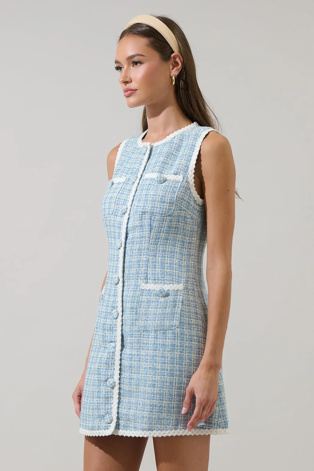 Elviane Tweed Mini Dress sold by Sugarlips product image thumbnail 3