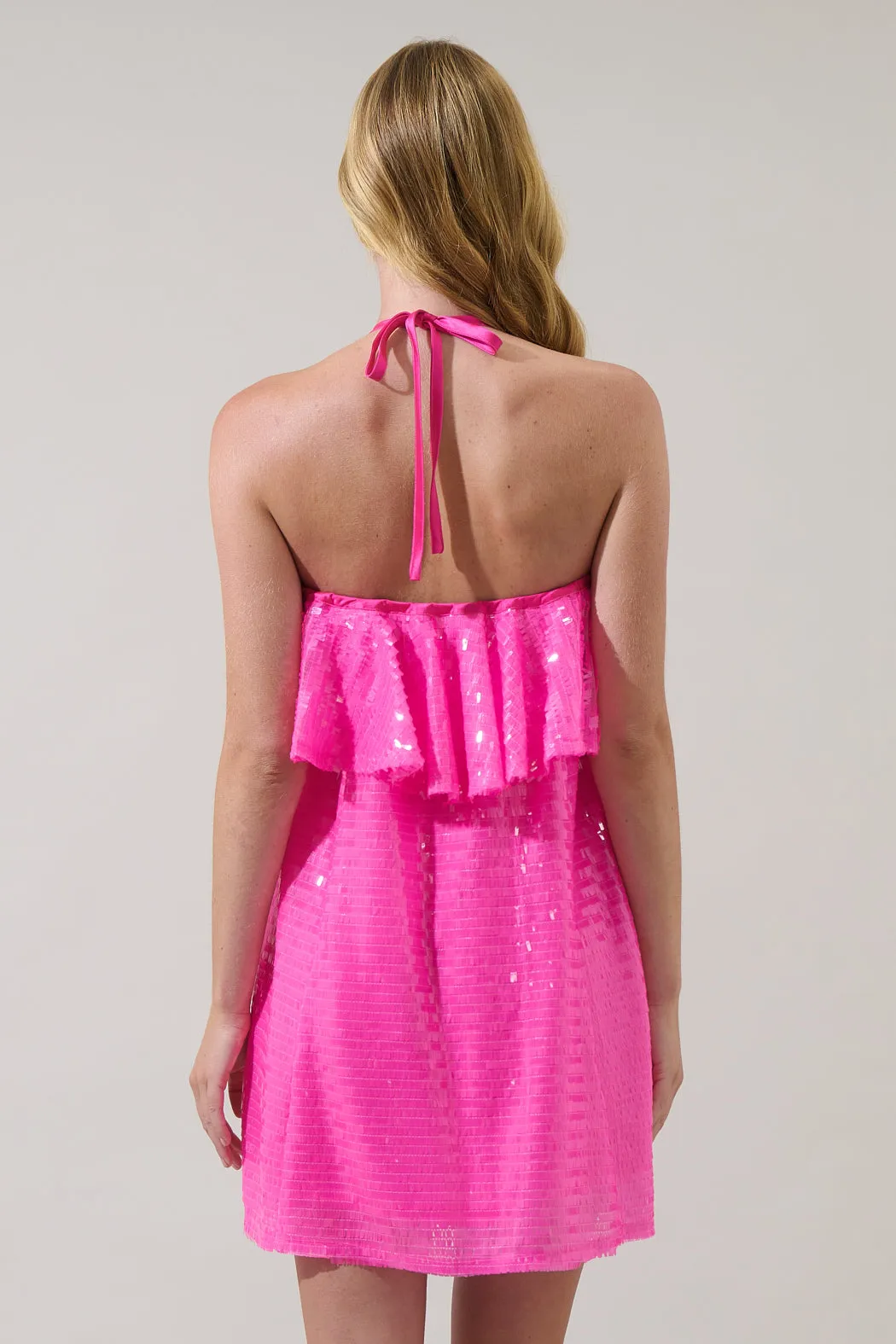 Liviana Sequin Shift Mini Dress sold by Sugarlips product image thumbnail 2