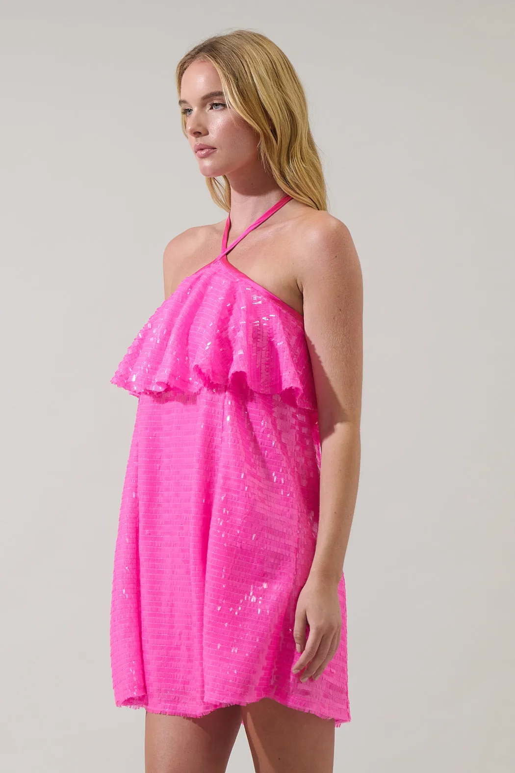 Liviana Sequin Shift Mini Dress sold by Sugarlips product image thumbnail 3