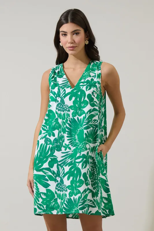 Masey Tropical Lerry Shift Mini Dress made by Sugarlips