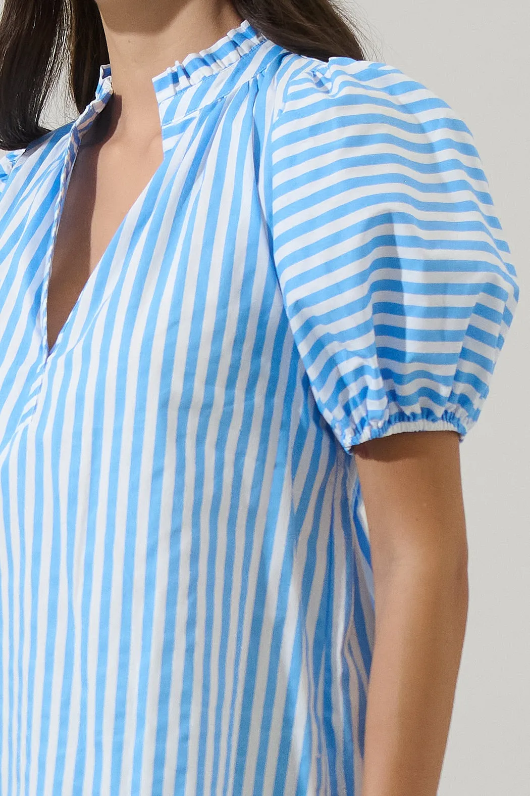 Saida Striped Josy Puff Sleeve Top sold by Sugarlips product image thumbnail 5
