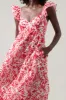 Aster Yare Smocked Maxi Dress sold by Sugarlips
