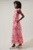 Aster Yare Smocked Maxi Dress sold by Sugarlips