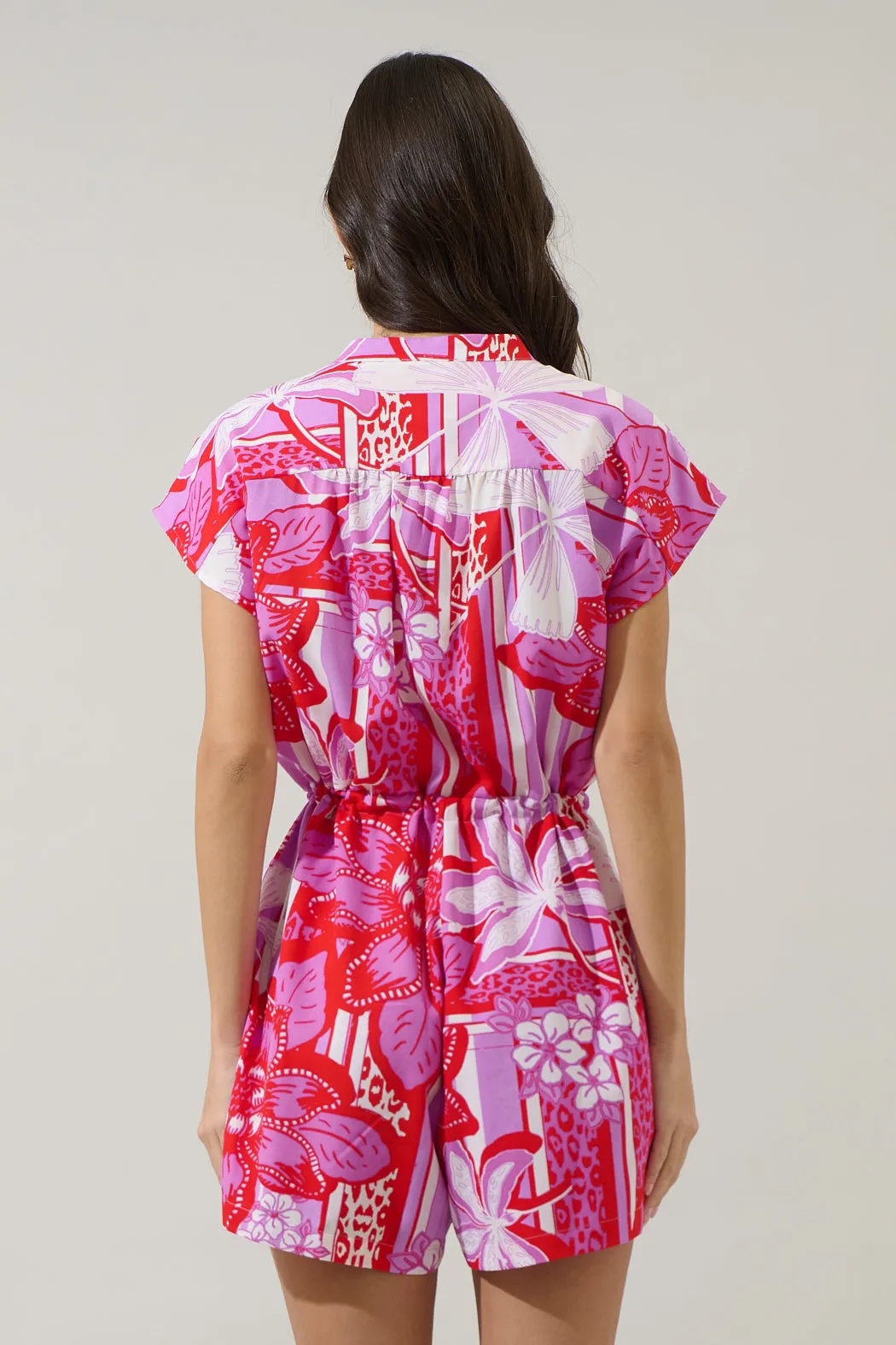 Barba Tropical Petrie Button Up Romper sold by Sugarlips product image thumbnail 2