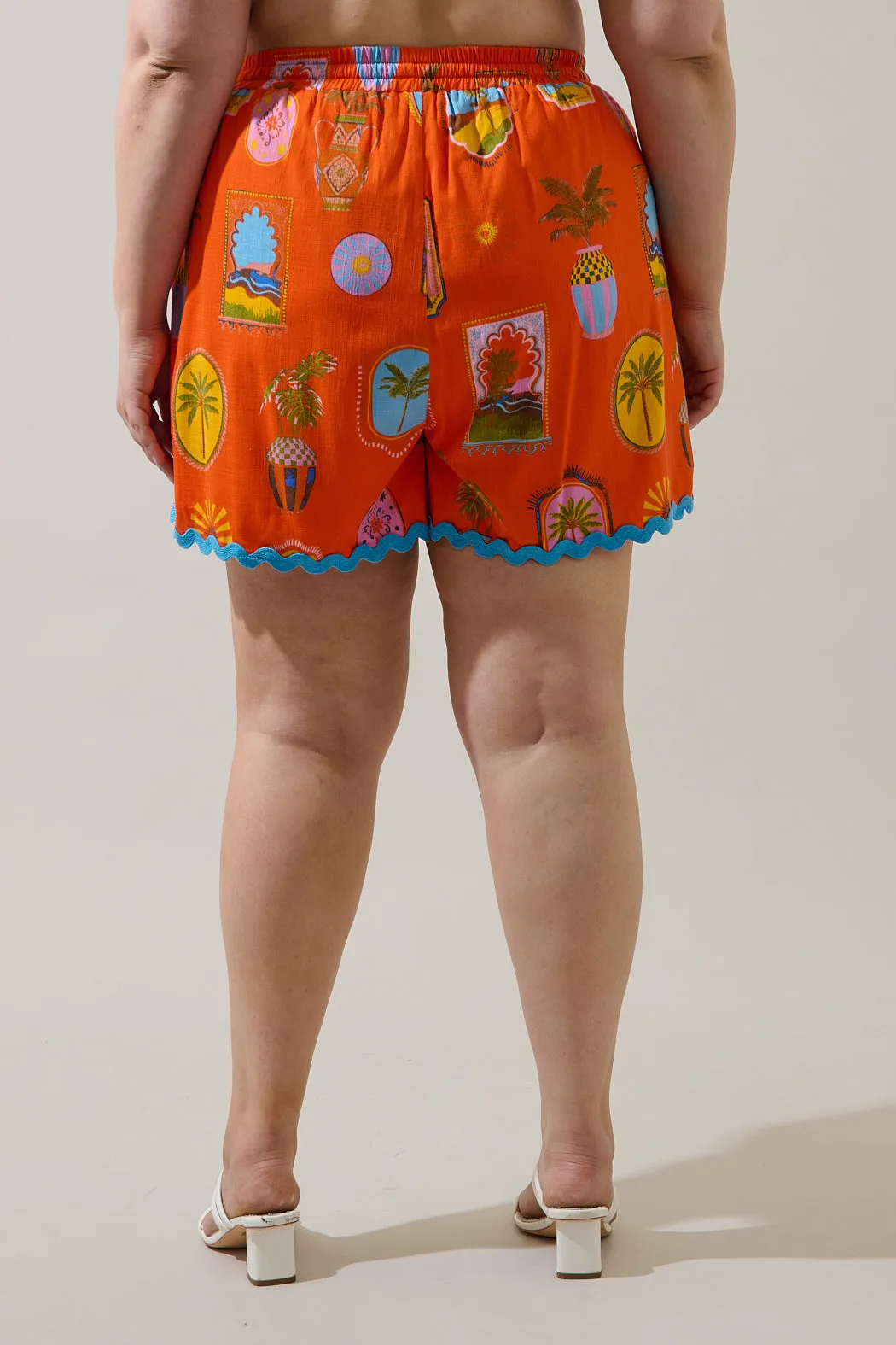 Maury Postcard Halle Drawstring Shorts Curve sold by Sugarlips product image thumbnail 2
