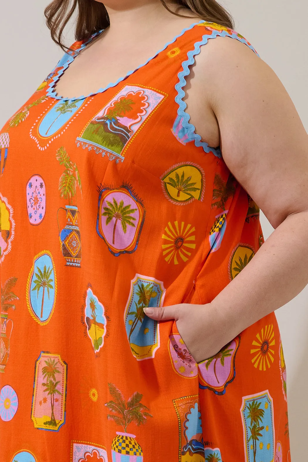 Maury Postcard Auriel Shift Mini Dress Curve sold by Sugarlips product image thumbnail 5