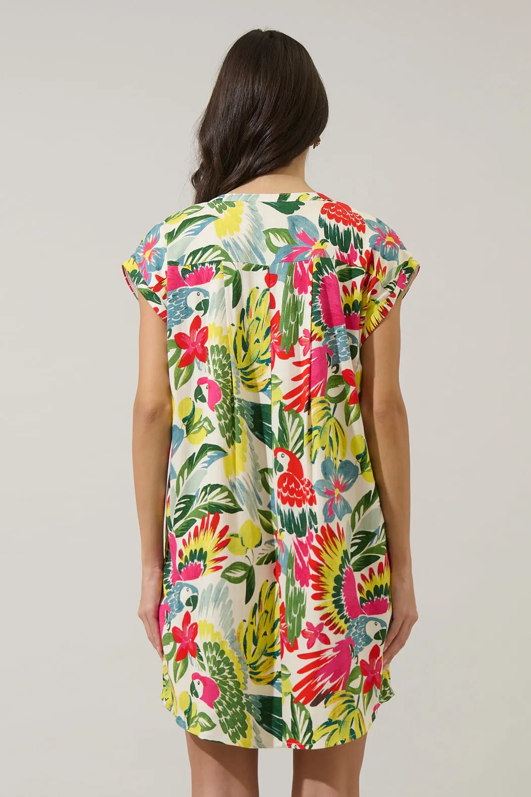 Wissa Tropical Jasla Shift Mini Dress sold by Sugarlips product image thumbnail 2