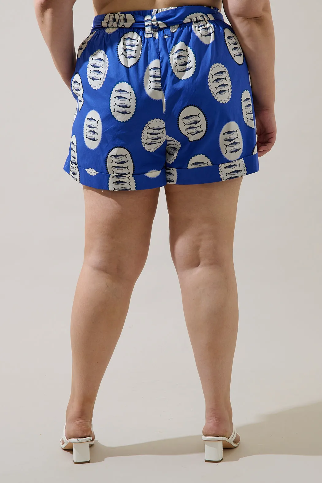 Sardine Sea Zaferia Bermuda Shorts Curve sold by Sugarlips product image thumbnail 2